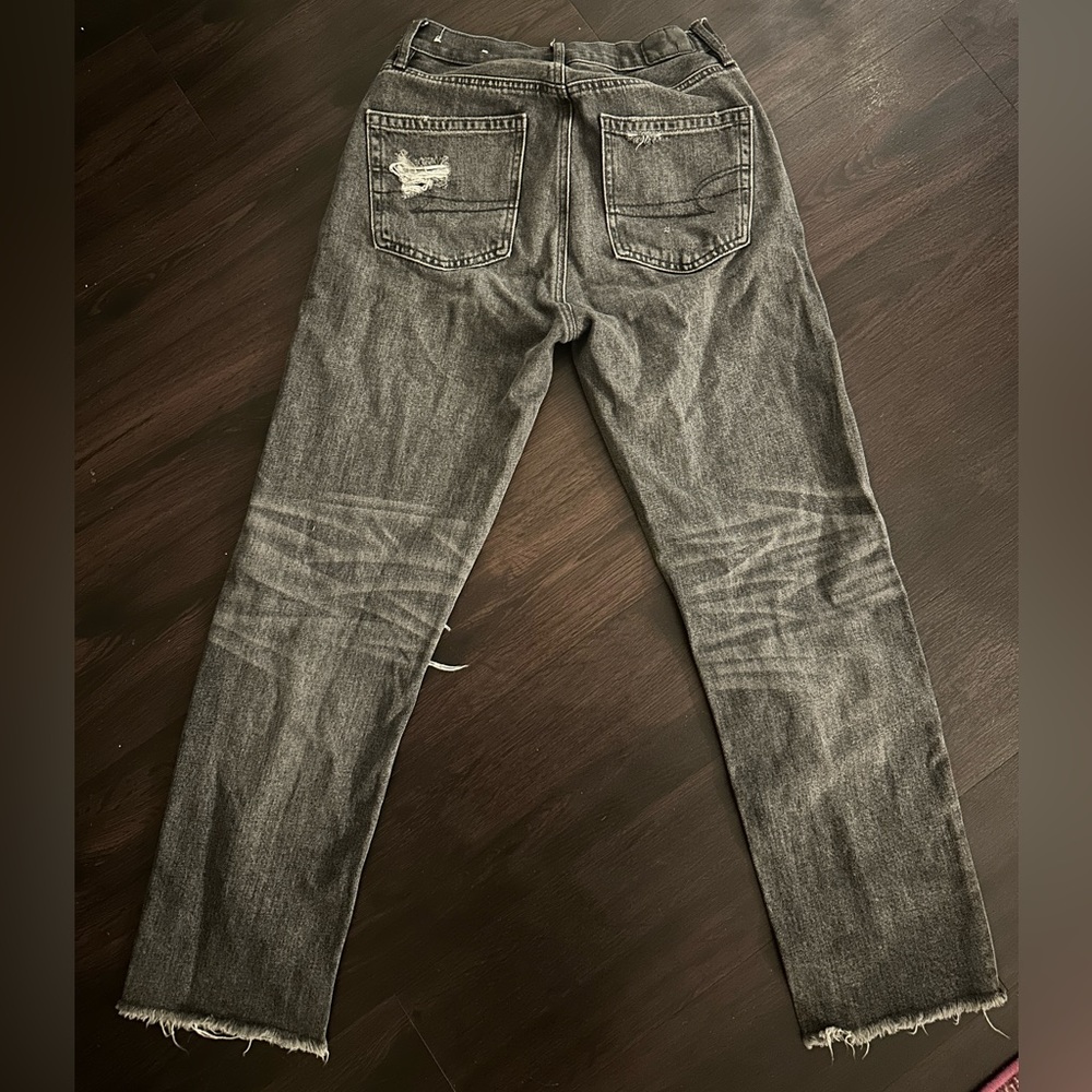 American Eagle Distressed Black Jeans - Picture 2 of 2